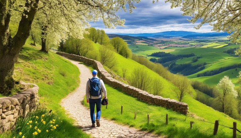 El Camino De Santiago En Primavera En Navarra